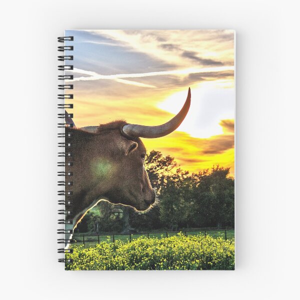 Item preview, Illuminated Longhorn Sunset designed and sold by Lorri Crossno Nevil.