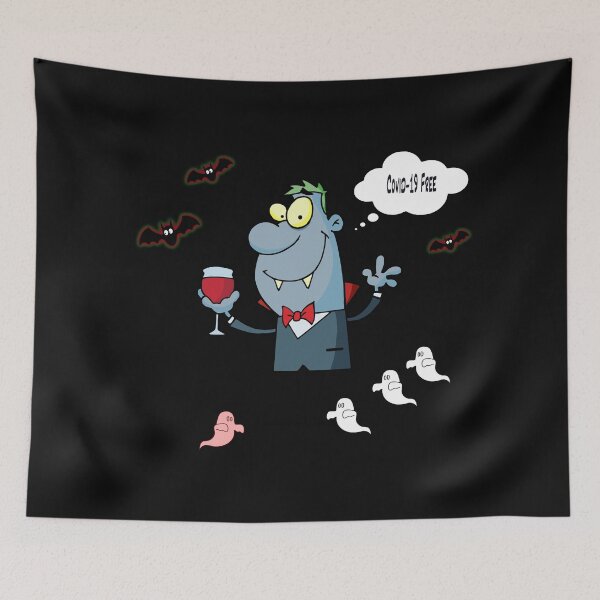Item preview, Covid Free Dracula designed and sold by Nickolas Kyprianos.