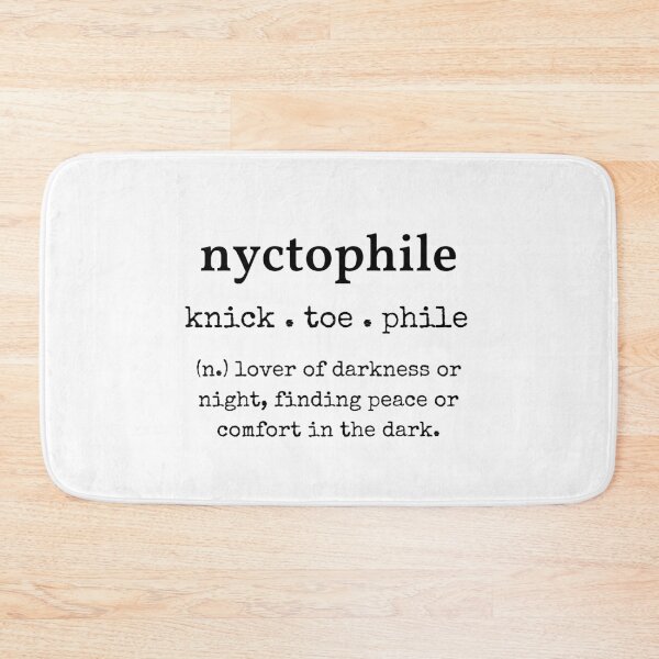 Item preview, Nyctophile - Lover of Darkness & The Night designed and sold by Presto Prints Design.