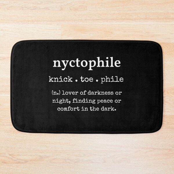 Item preview, Nyctophile - Lover of Darkness & The Night designed and sold by Presto Prints Design.