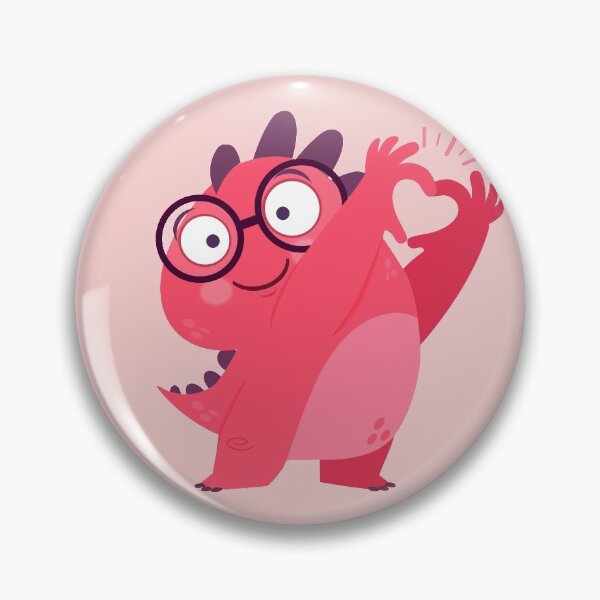 Item preview, I heart Dino designed and sold by Wonderful world of whimsical Art of yesteryear and today .