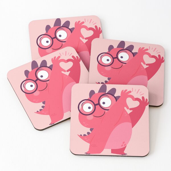 Item preview, I heart Dino designed and sold by Wonderful world of whimsical Art of yesteryear and today .