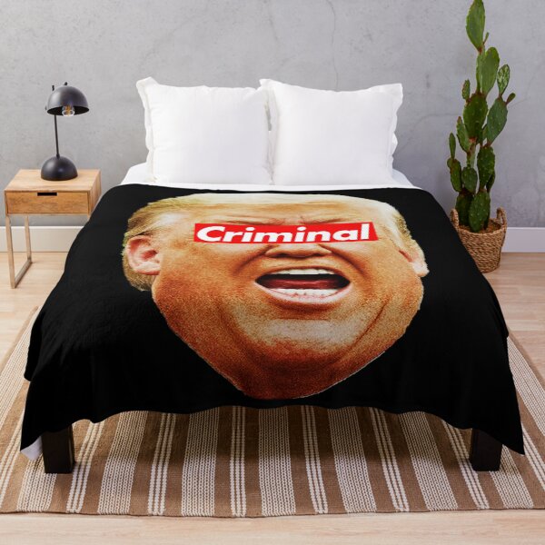 Item preview, trump Criminal (black background) designed and sold by Thelittlelord.