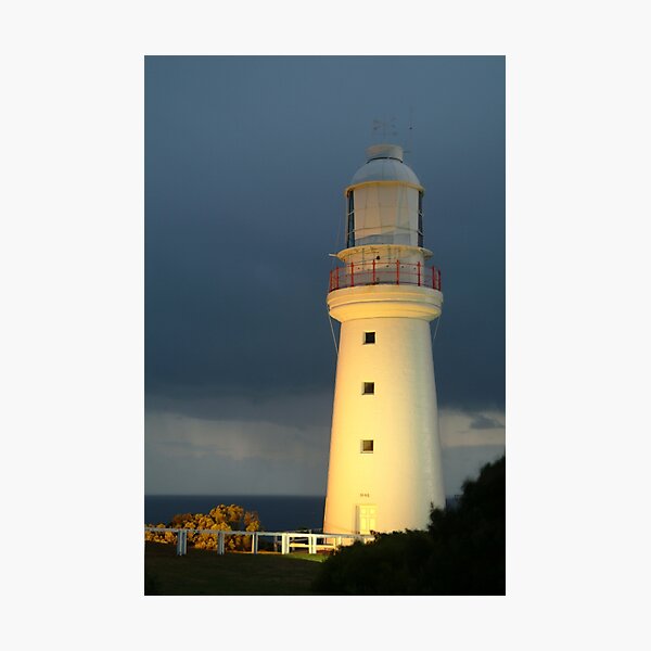 Item preview, Joe Mortelliti Gallery - Twilight rain, Cape Otway Lighthouse, Great Ocean Road, Victoria, Australia. designed and sold by thisisaustralia.