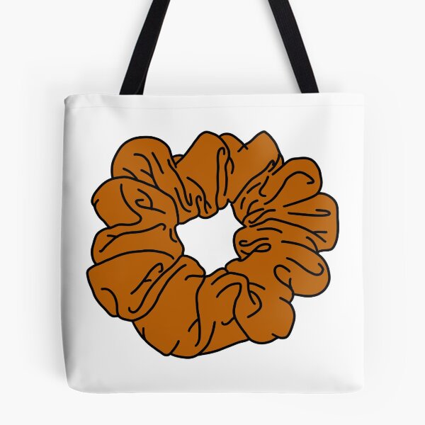 Item preview, Dark Rustic Orange Plain Colored Scrunchie designed and sold by piperdooley.