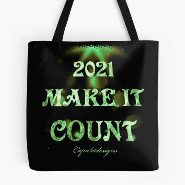 Item preview, Make It Count (Green Lettering) designed and sold by Capuletdesigns.