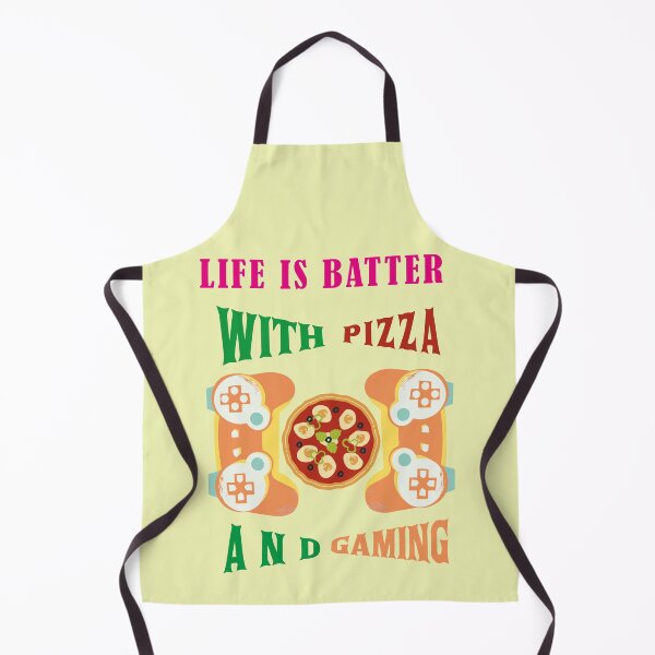 Item preview, Life is Better with pizza and Gaming designed and sold by smartness-shop.