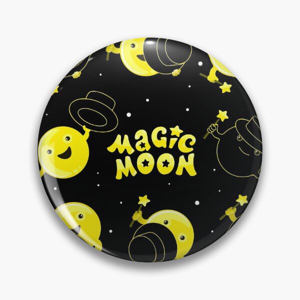Item preview, kawaii moon and magic show  designed and sold by Nina Vetrova.