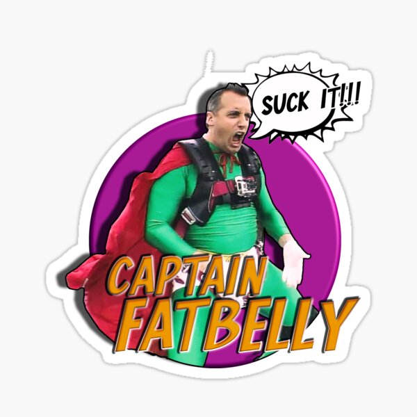 Impractical Jokers - Captain Fatbelly - Joe Gatto Sticker