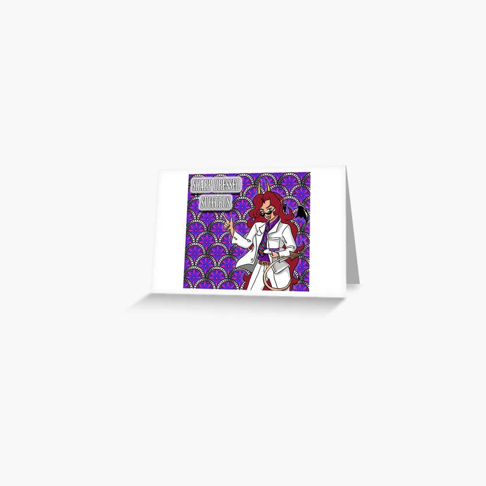 Keisuma: Sharp Dressed Succubus Sticker for Sale by BlueDragon7 | Redbubble