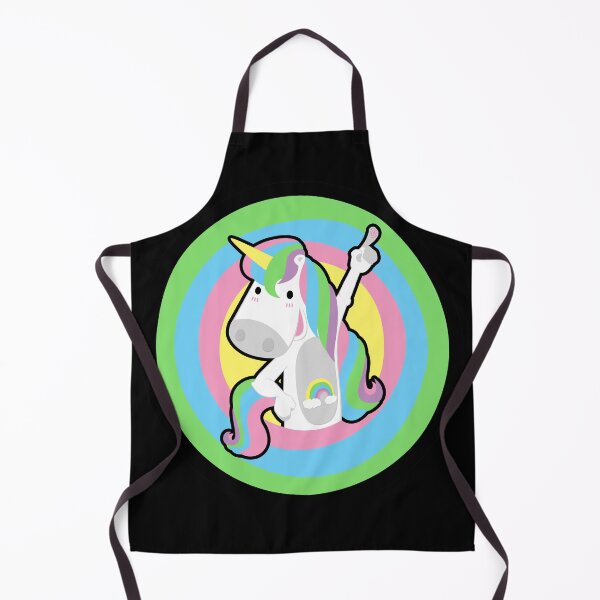 Item preview, Rainbow unicorn (black stroke) designed and sold by geep44.