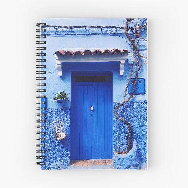 Aperçu de l'œuvre Porte bleue peinte créée et vendue par gingerfed.