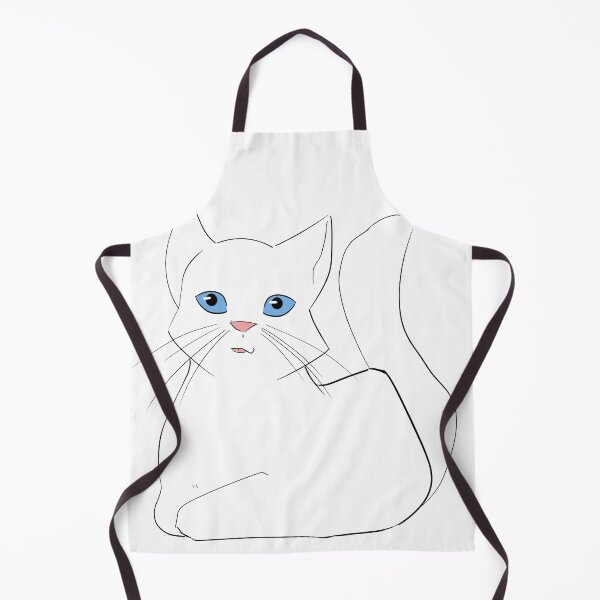 Item preview, White cat goes blep designed and sold by StormriderIX.