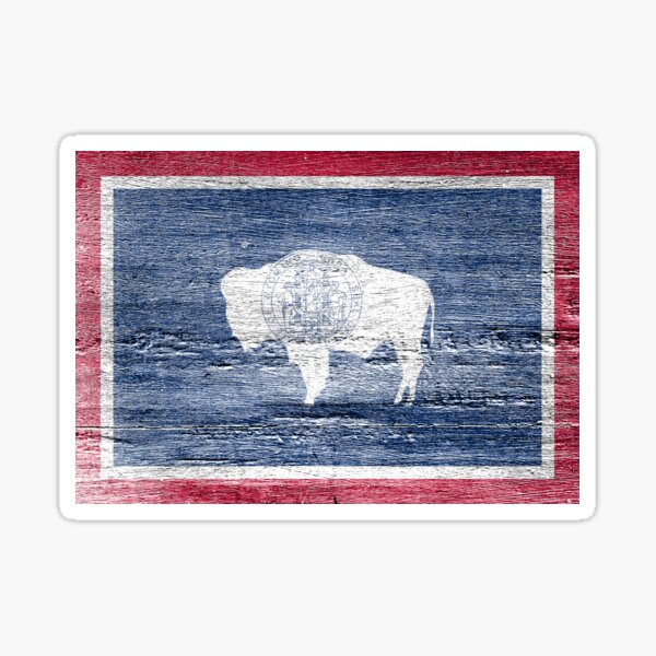 Item preview, Wyoming Flag designed and sold by strippedTees.