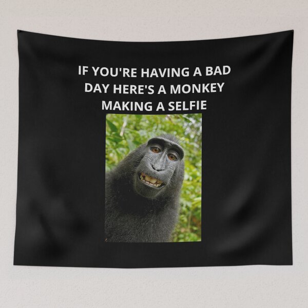 Item preview, If You're Having A Bad Day Here's A Monkey Making A Selfie - Cat Lovers designed and sold by GionaSophia.