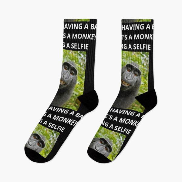 Item preview, If You're Having A Bad Day Here's A Monkey Making A Selfie - Cat Lovers designed and sold by GionaSophia.