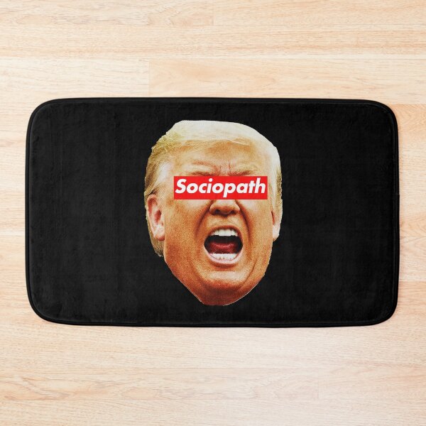 Item preview, trump Sociopath (black background) designed and sold by Thelittlelord.