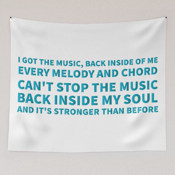 Item preview, Copy of julie and the phantoms I got the music turquoise chorus lyrics designed and sold by jatphantoms.