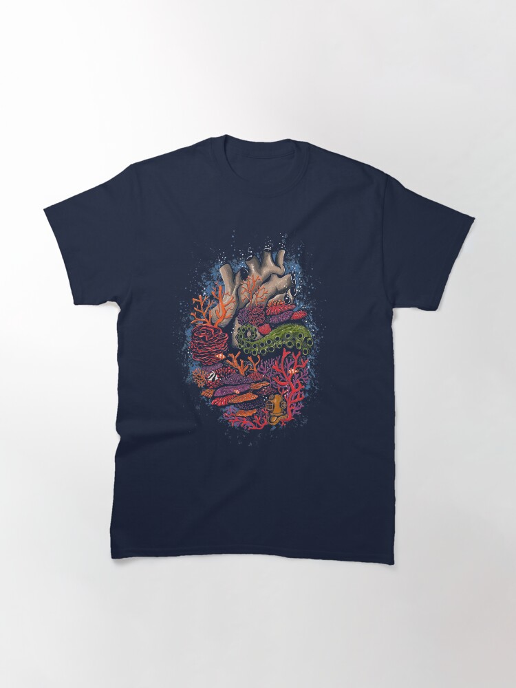 Thumbnail 3 of 7, Classic T-Shirt, heart of the sea designed and sold by motymotymoty.