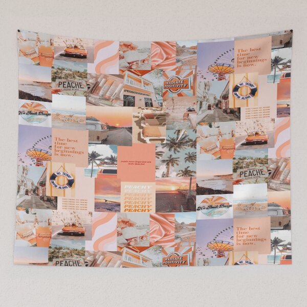 Item preview, Peach Collage designed and sold by ViviChill.