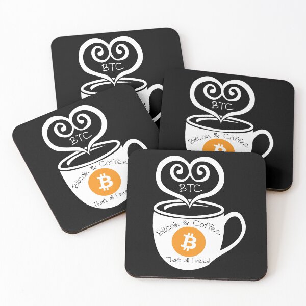 Item preview, Bitcoin and Coffee That's All I Need  designed and sold by Bitcoin-Fashion.
