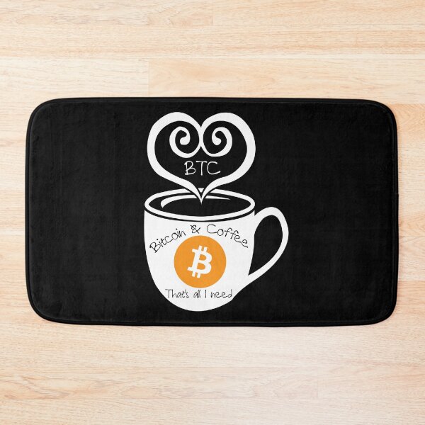 Item preview, Bitcoin and Coffee That's All I Need  designed and sold by Bitcoin-Fashion.