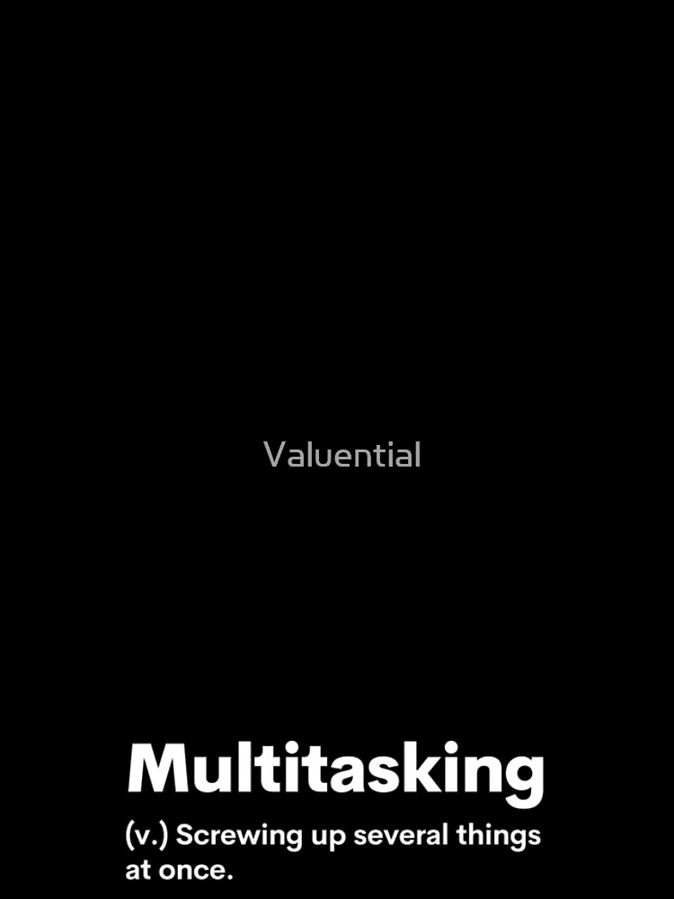 Thumbnail 4 of 4, iPhone Case, Multitasking Definition designed and sold by Valuential.