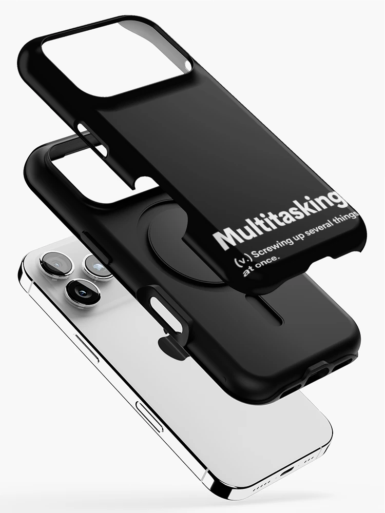 Thumbnail 2 of 4, iPhone Case, Multitasking Definition designed and sold by Valuential.
