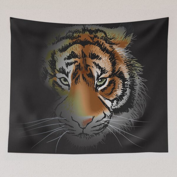 Item preview, Beautiful and wild tiger designed and sold by urban-color.