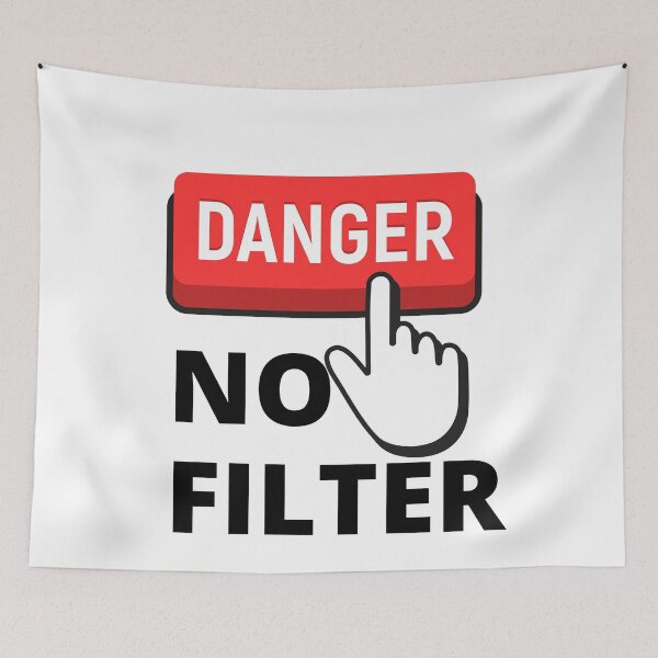 Item preview,  Danger No Filter designed and sold by Martin-bivert.