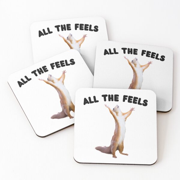 Item preview, All the Feelings Squirrel designed and sold by CounselorsRUs.