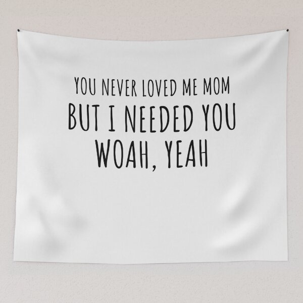 Item preview, You Never Loved Me Mom Black designed and sold by Jajulile.