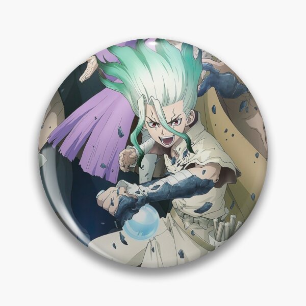 Dr Stone Tsukasa Pins And Buttons Redbubble
