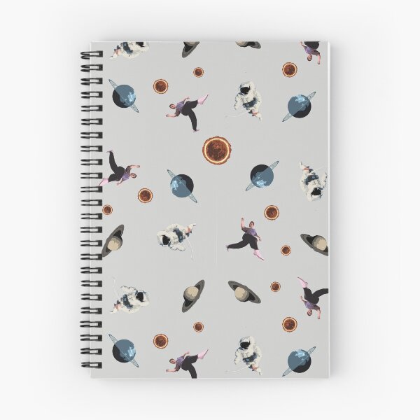 Item preview, Dance pattern with astronauts, stars and planets designed and sold by SpinArt-.