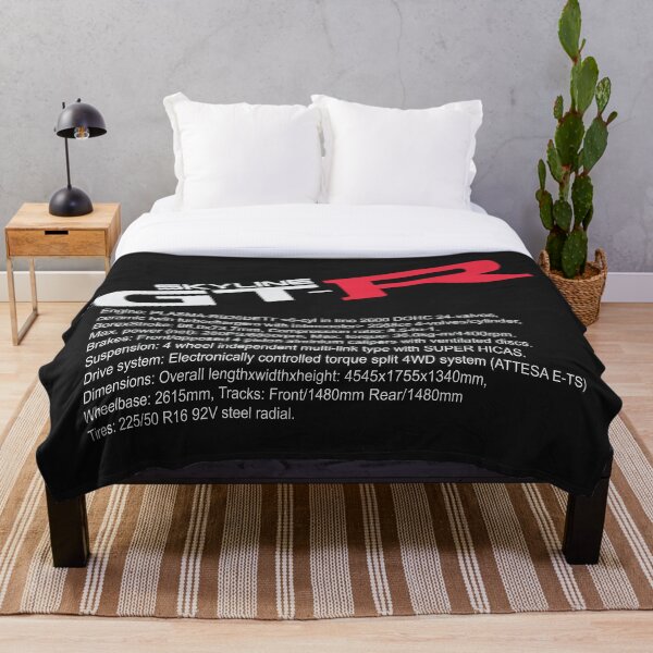 BNR32 SKYLINE Throw Blanket