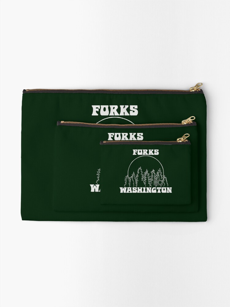 Thumbnail 2 of 4, Zipper Pouch, Forks, Washington designed and sold by Booridget.