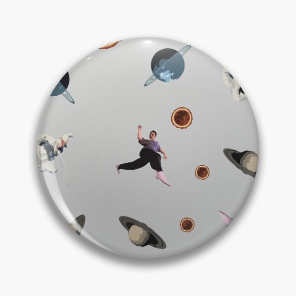 Item preview, Dance pattern with astronauts, stars and planets designed and sold by SpinArt-.