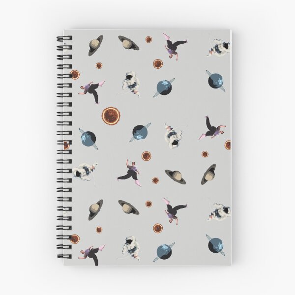 Item preview, Dance pattern with astronauts, stars and planets designed and sold by SpinArt-.