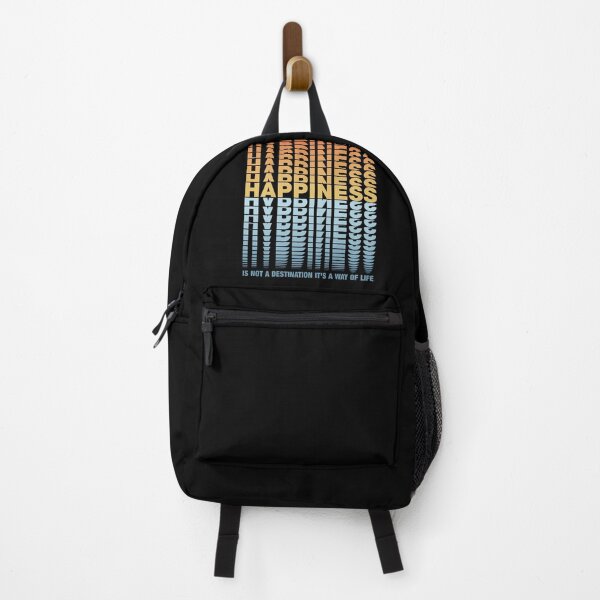 Item preview, HAPPINESS is not a destination its a way of life | Repeated text designed and sold by Petra Becker.