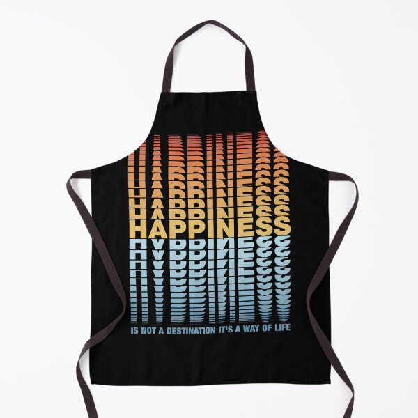 Item preview, HAPPINESS is not a destination its a way of life | Repeated text designed and sold by Petra Becker.