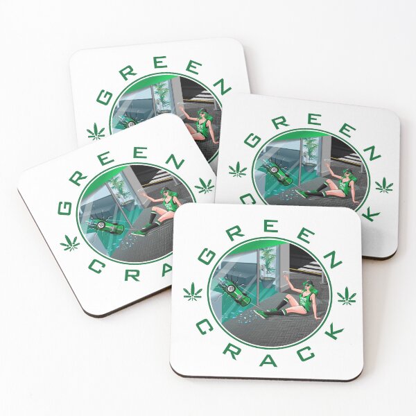 Item preview, Green Crack - Cannabis Skate designed and sold by ArtxcL.