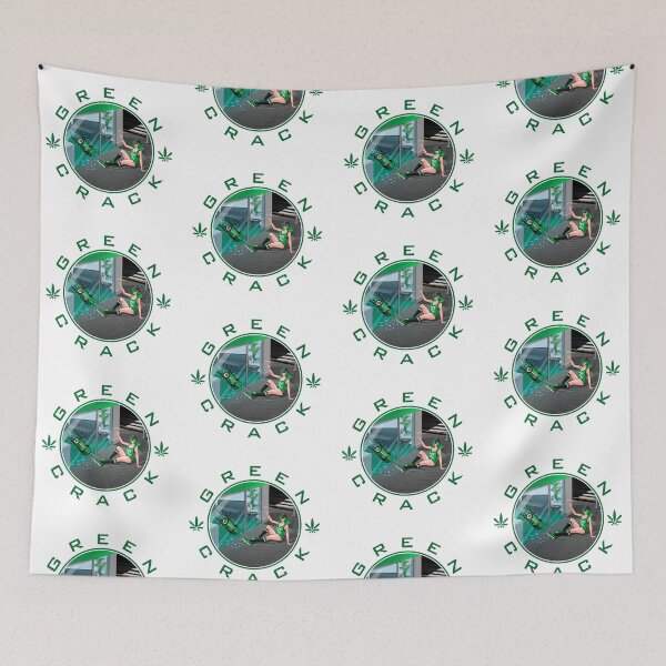 Item preview, Green Crack - Cannabis Skate designed and sold by ArtxcL.