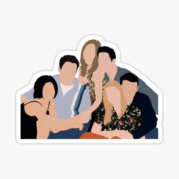 Ross Geller Friends Tv Show Sticker by Friends for iOS & Android