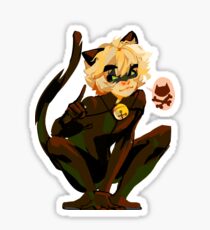 Miraculous Ladybug Chat Noir Stickers Redbubble