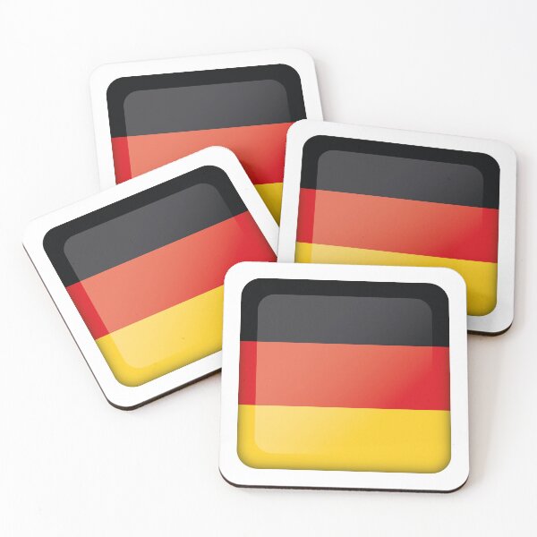 Item preview, Icon representing Germany square button flag. Ideal for catalogs of institutional materials and geography designed and sold by LucianoCosmo.