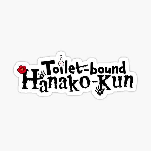 "Toilet bound Hanako-kun logo" Sticker for Sale by dinopanda-draws