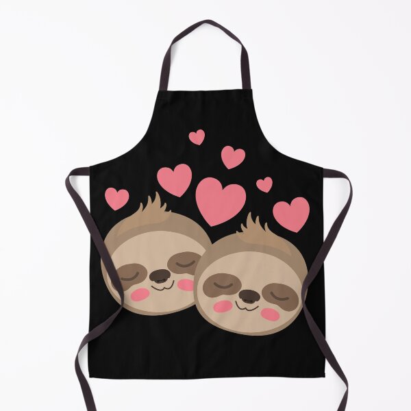 Item preview, Cute Sloth Couple In Love - Happy Valentines Day designed and sold by GoldfishEast.