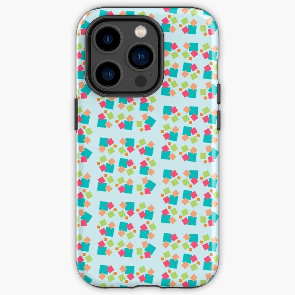 Trendy Square iPhone Case  Puffer Design with Many Color Options