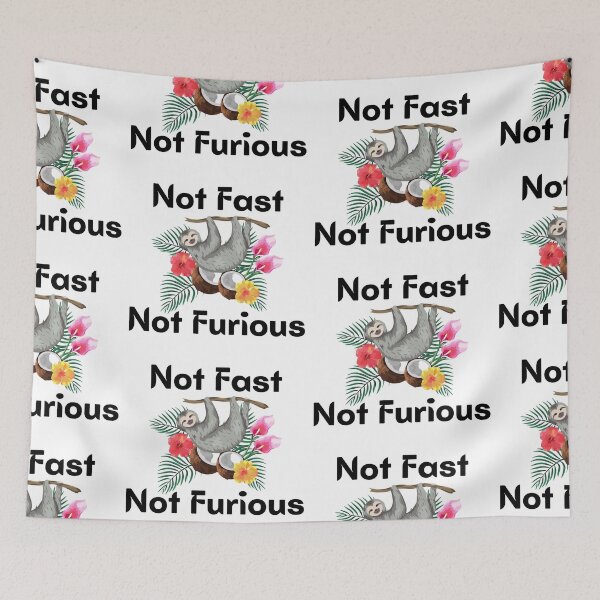 Item preview,  Not Fast Not Furious designed and sold by WorldPrintTees.