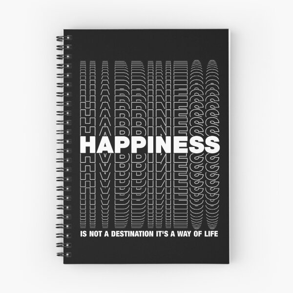 Item preview, HAPPINESS is not a destination its a way of life | Mirror text designed and sold by Petra Becker.